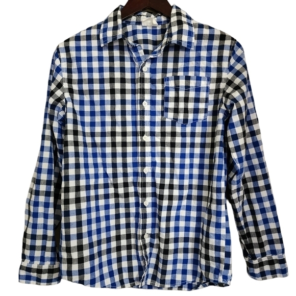 3/$15 Crazy 8 Boys Button-down Checkered Shirt - 14 - Picture 1 of 5